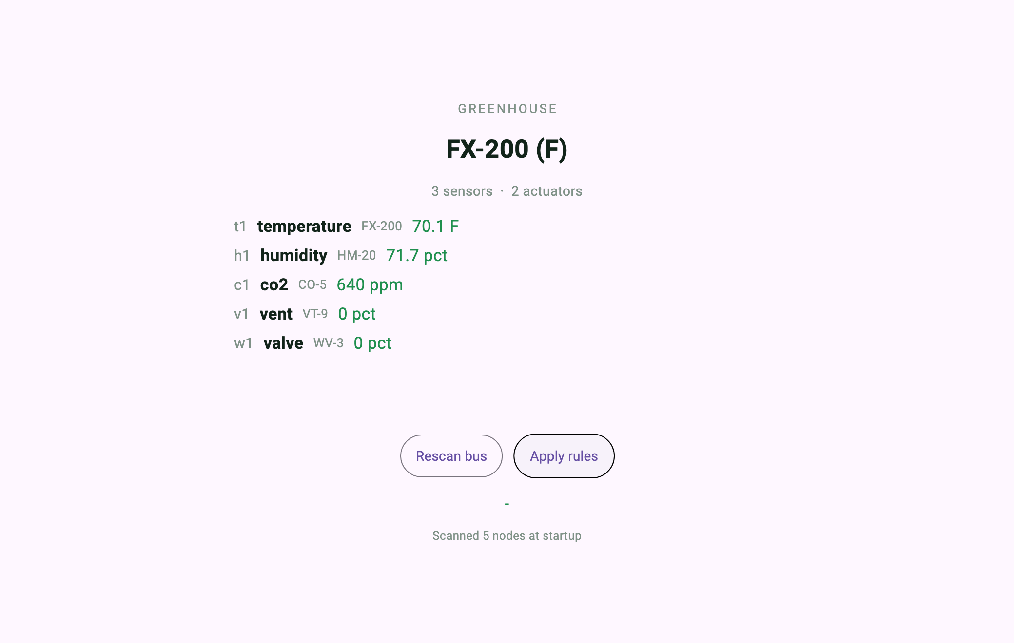 FX-200(F) 華氏センサーに交換＋CO2・バルブ増設。5 ノードが発見された
